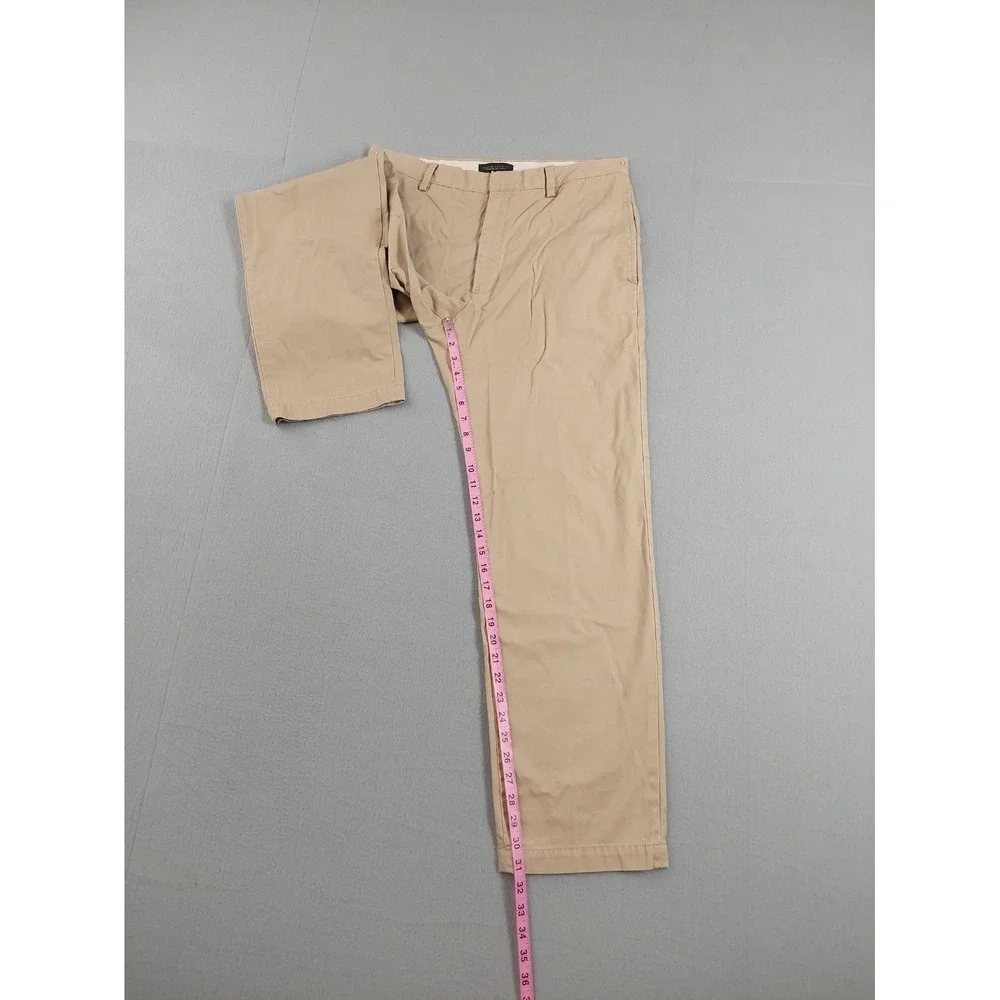 Banana Republic Men Chino Pant 34X32 Beige Straight Leg Casual‎ Work Trouser
